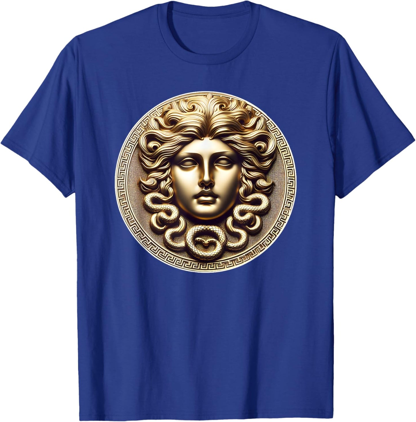 Medusa Head Myth Gorgon Snake Hair Greek Mythology Gift T-Shirt - T-Shirt | Royal