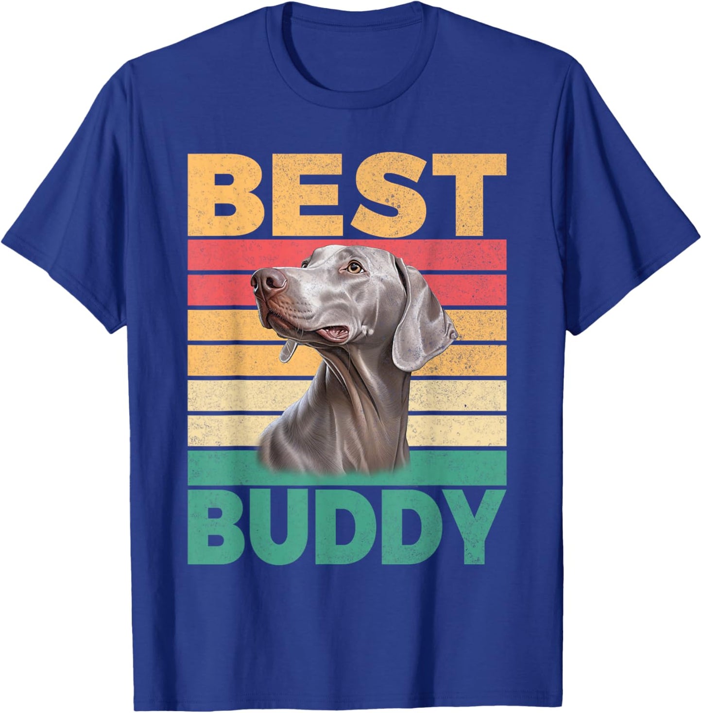 Best Buddy Weimaraner T-Shirt - T-Shirt | Royal