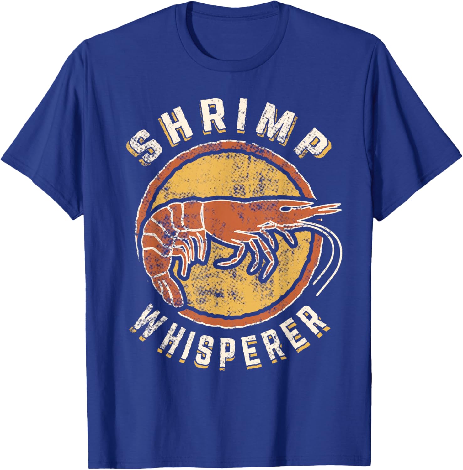 Shrimp Whisperer Vintage Classic Retro Animal Love T-Shirt - T-Shirt | Royal