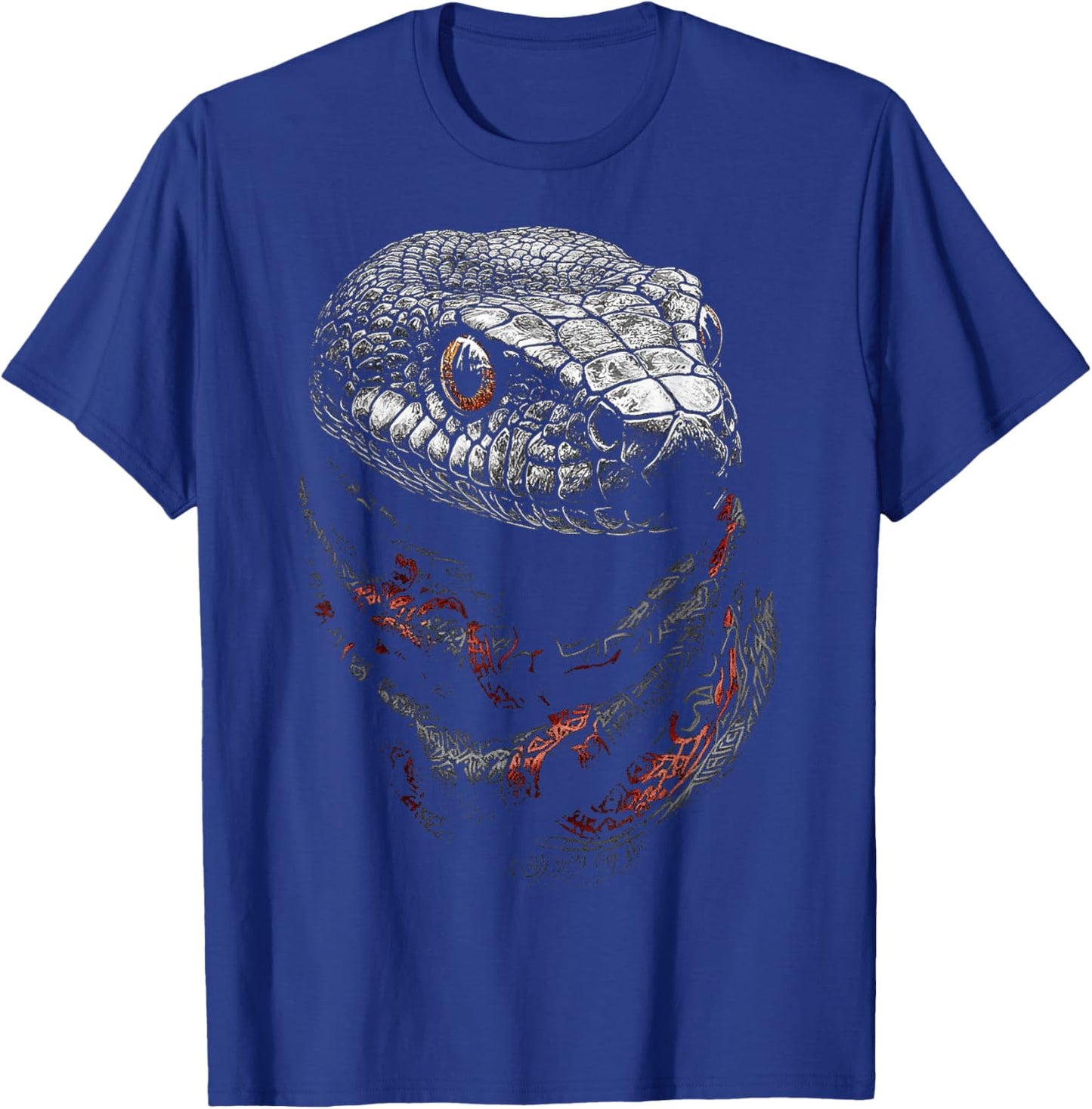 Snake Animal Graphic Art Snake T-Shirt - T-Shirt | Royal