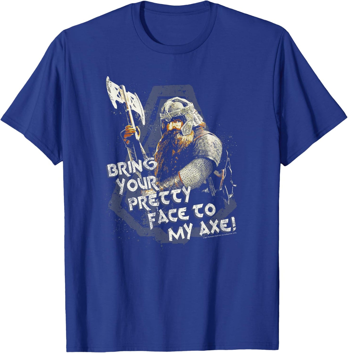 Lord of The Rings Gimli Pretty Face Small T-Shirt - T-Shirt | Royal