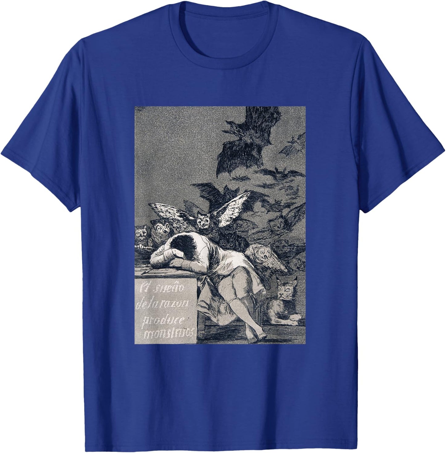 Francisco Goya - The Sleep of Reason Produces Monsters T-Shirt - T-Shirt | Royal