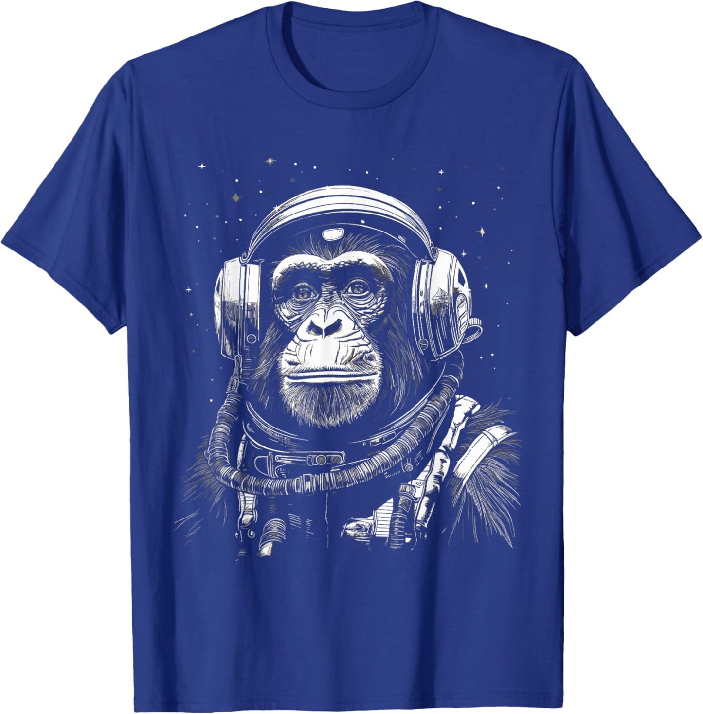 Astronaut Monkey Space Exploration T-Shirt - T-Shirt | Royal