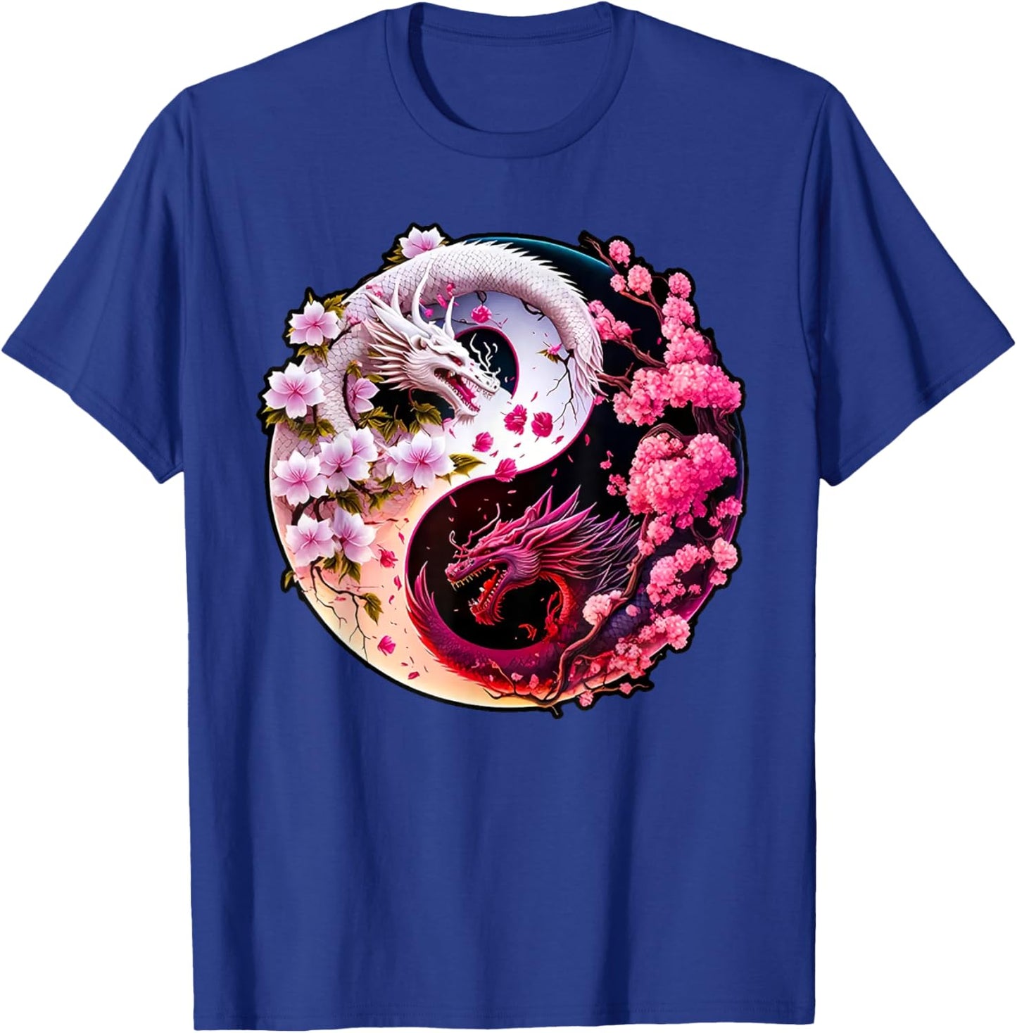 Dragon Yin Yang Chinese New Year 2024 Year Of The Dragon T-Shirt - T-Shirt | Royal