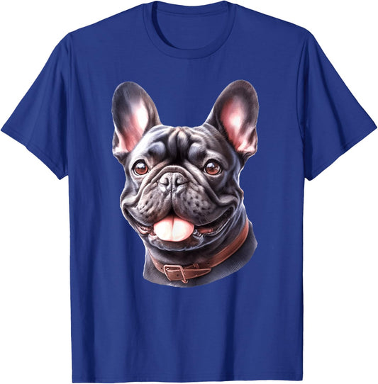 French Bulldog Portrait T-Shirt - T-Shirt | Royal