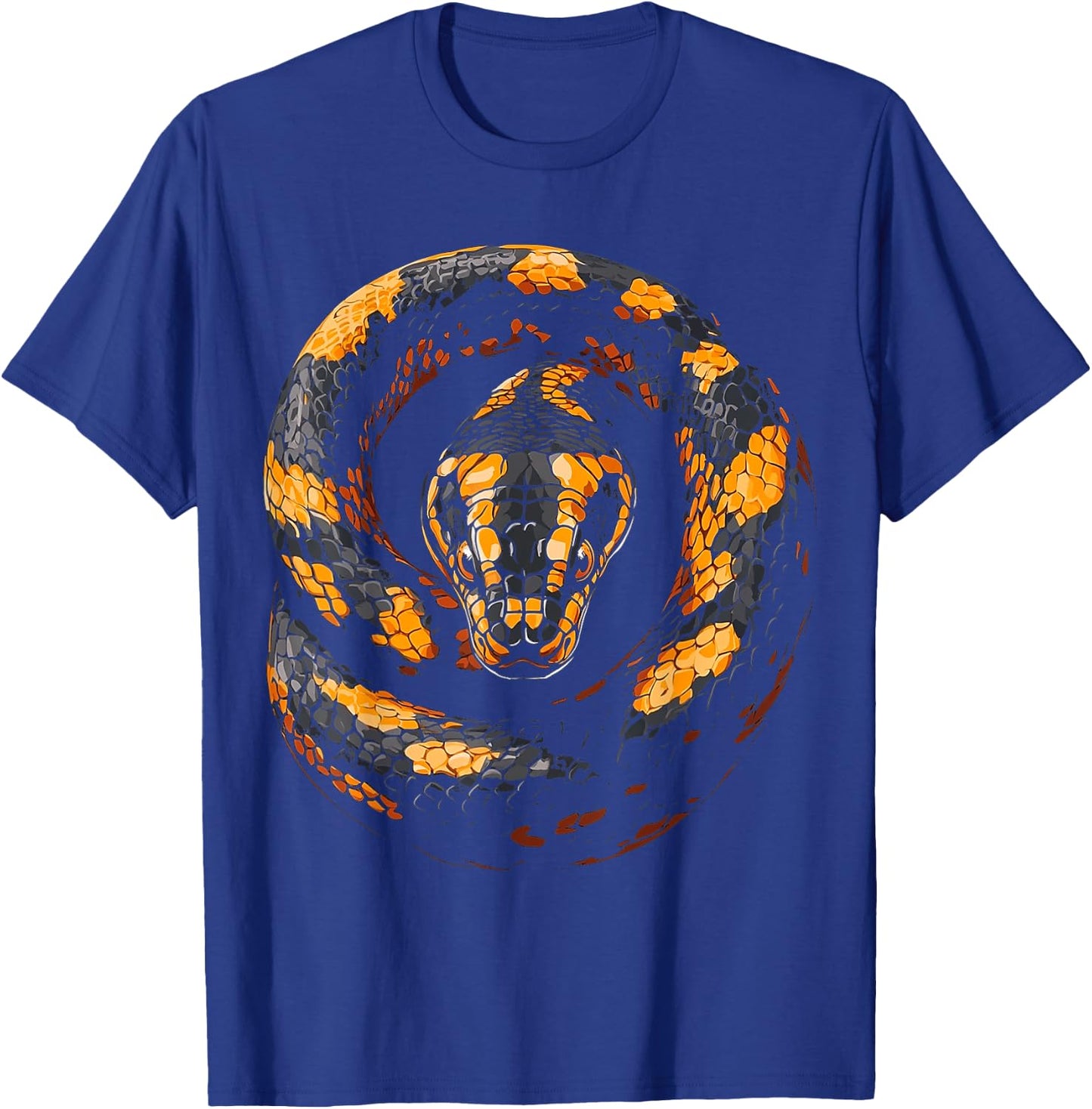 Snake Animal Graphic Artwork Snake T-Shirt - T-Shirt | Royal