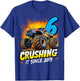 Birthday Monster Truck 6 year Old Boys 6th Party Born 2019 T-Shirt - T-Shirt | Royal