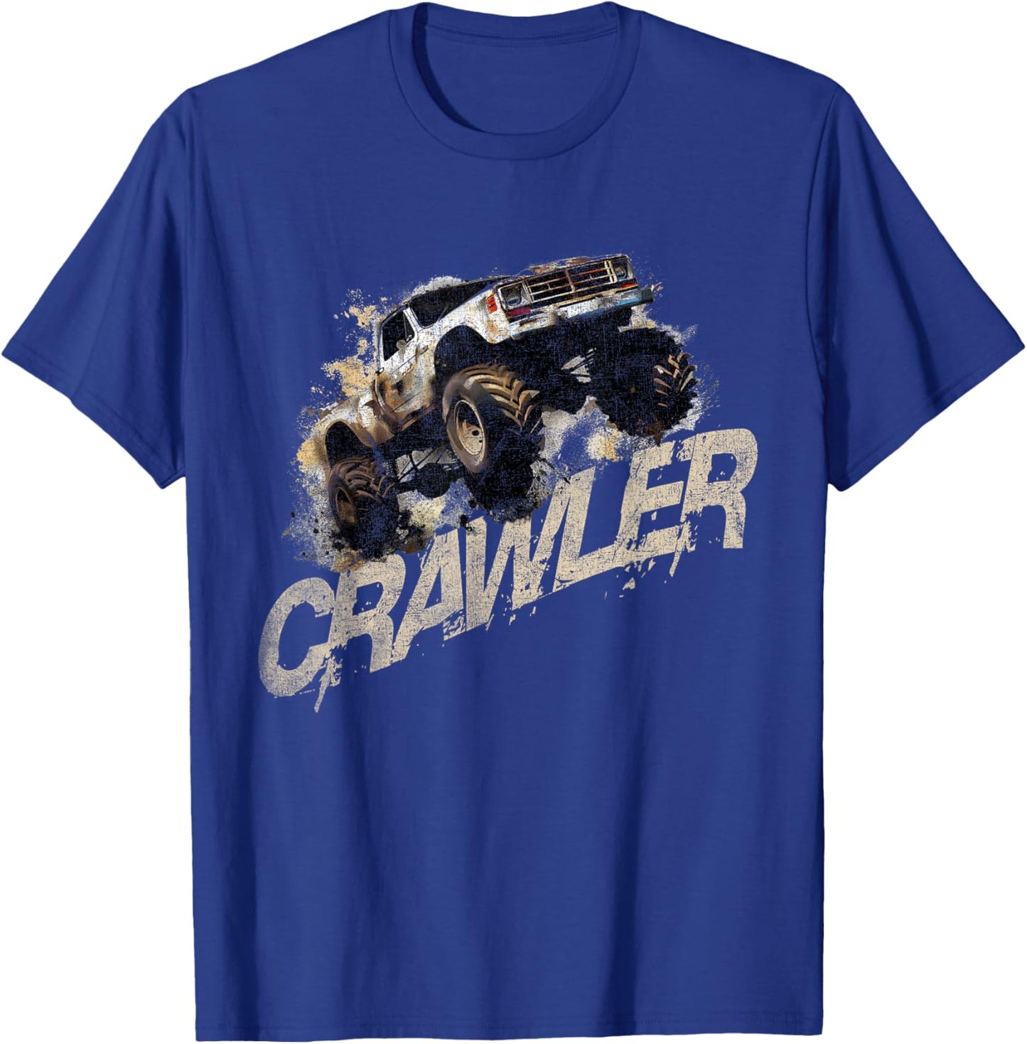 Crawler Rc Car Rock Scaler Scale Rc Offroad Truck Clawling T-Shirt - T-Shirt | Royal