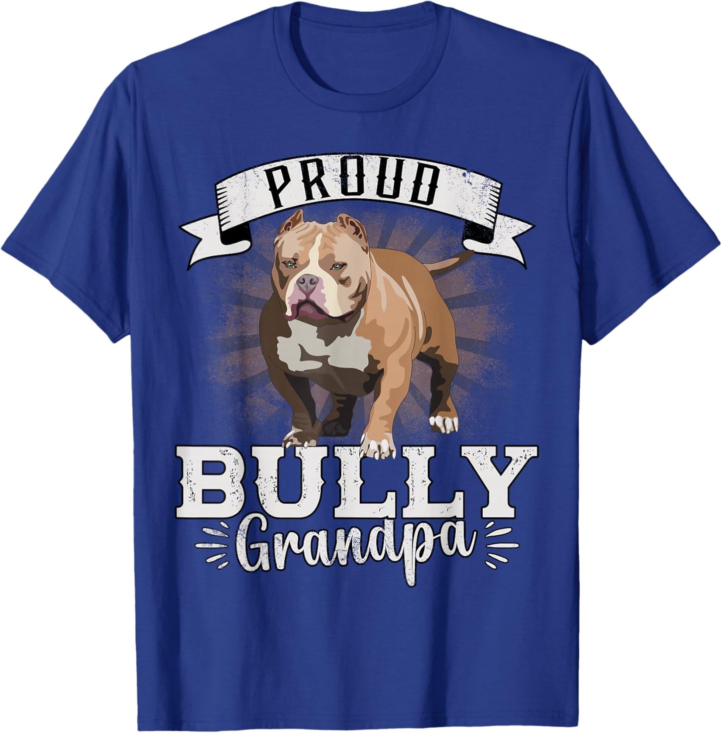 American Bully XL Dad Harness Accessories Bully Pitbull T-Shirt - T-Shirt | Royal