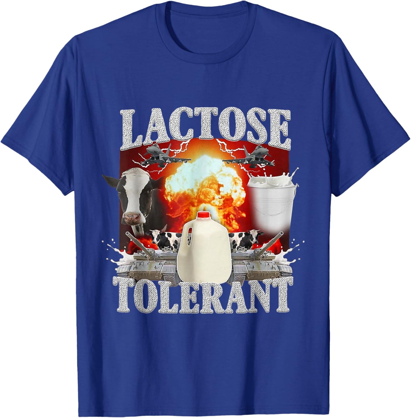 Lactose intolerant Shirt T-Shirt - T-Shirt | Royal