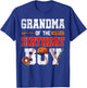 Grandma Of The Birthday Boy Baseball Bday Family T-Shirt - T-Shirt | Royal