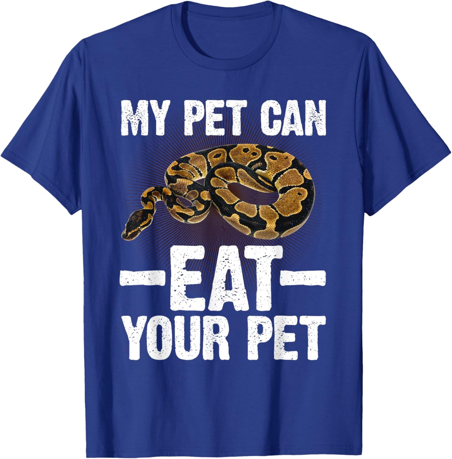 Ball Python Design Women Snake Reptile Python Lover T-Shirt - T-Shirt | Royal
