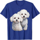Bichon Frise Dog Graphic Pet Illustration Bichon Frise T-Shirt - T-Shirt | Royal