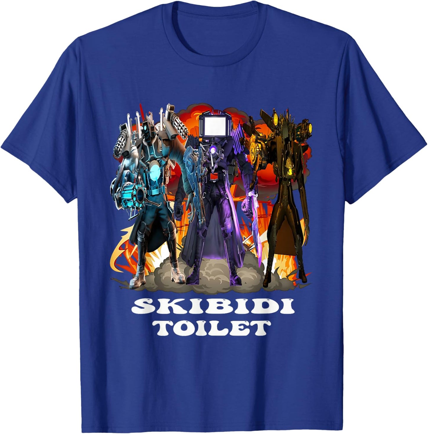 Birthday Boy and Girl , Titan Cameraman Tvman Funny T-Shirt - T-Shirt | Royal
