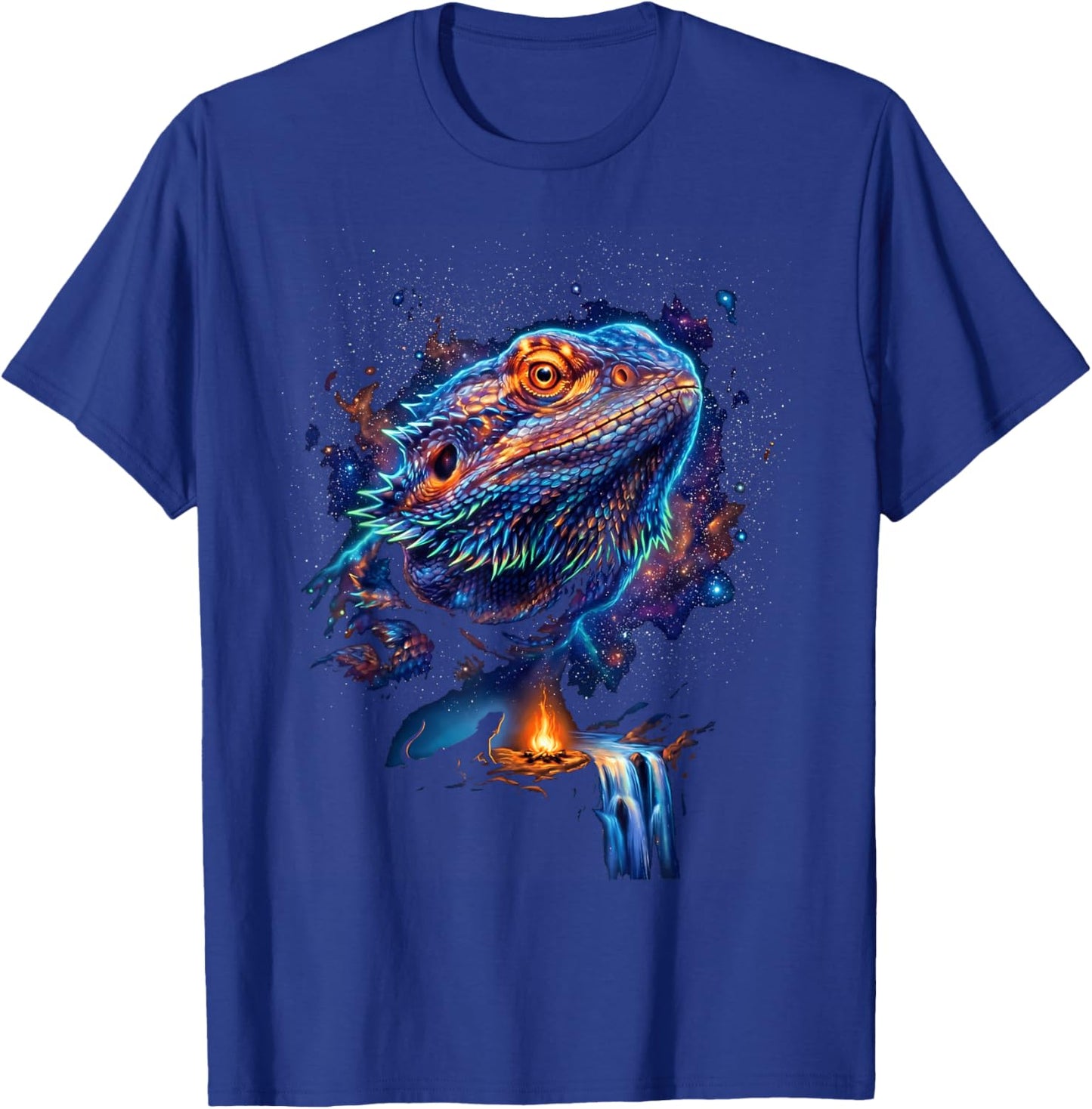 Bearded Dragon Art for Exotic Pet Enthusiasts T-Shirt - T-Shirt | Royal