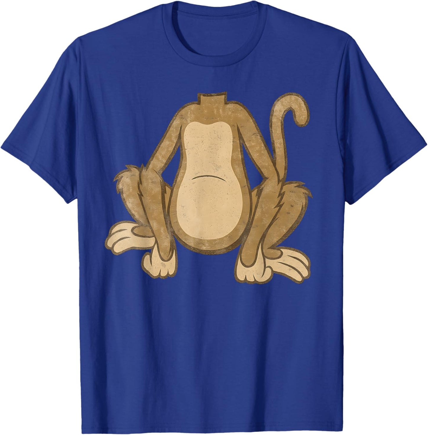 Funny Monkey Costume Design for Animal Lovers and Kids T-Shirt - T-Shirt | Royal