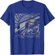 JT Racing 1969 Silver Logo T-Shirt - T-Shirt | Royal