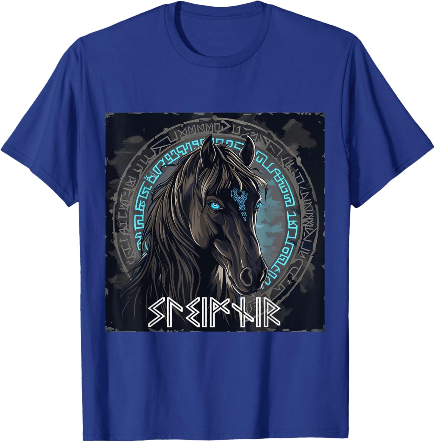 Wikinger Sleipnir Odins Pferd Vikings Runen Valhalla T-Shirt - T-Shirt | Royal