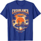 Retro Casablanca Skyline T-Shirt - T-Shirt | Royal
