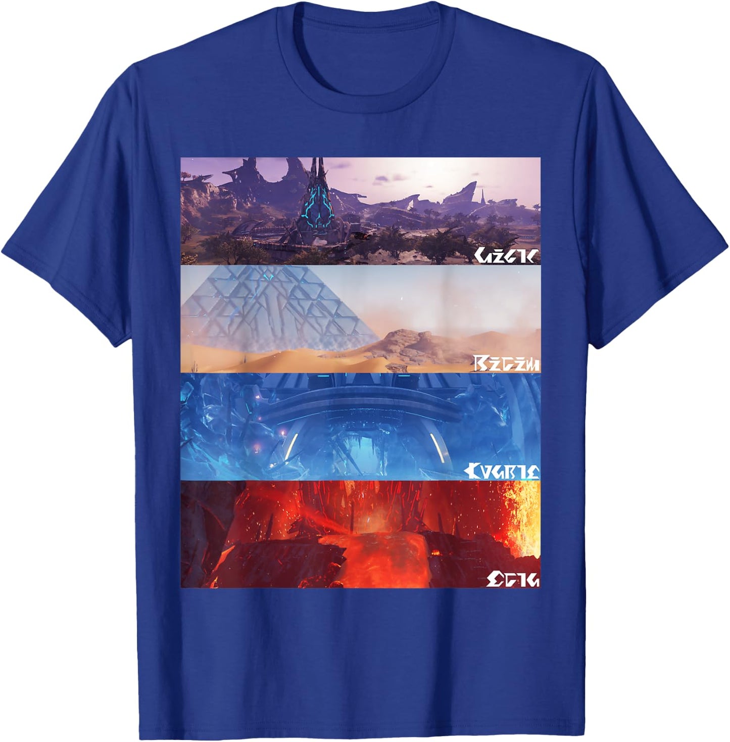 "PSO2 New Genesis" Halfa T-Shirt - T-Shirt | Royal