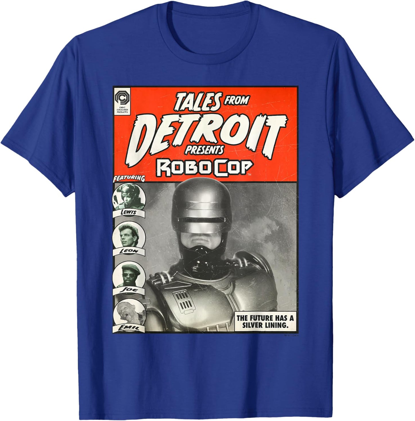 RoboCop Tales From Detroit Presents RoboCop Comic T-Shirt - T-Shirt | Royal