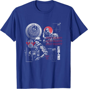 Call of Duty Task Force 141 Stay Frosty Black Men's -Adults Short Sleeve T-Shirt - T-Shirt | Royal