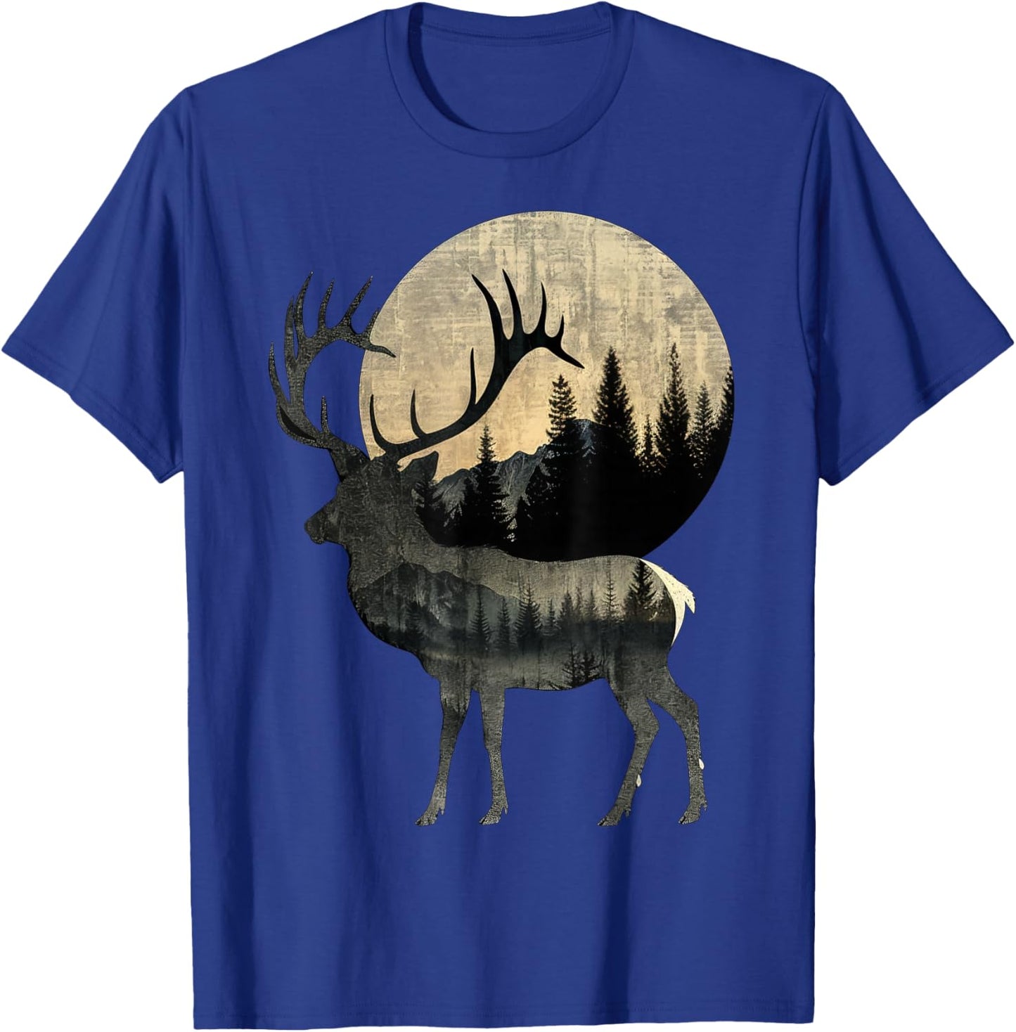 Forests, mountains Elk T-Shirt - T-Shirt | Royal