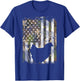 Camo Flag Chicken Vintage Farm Animal Patriotic Farmer Gift T-Shirt - T-Shirt | Royal
