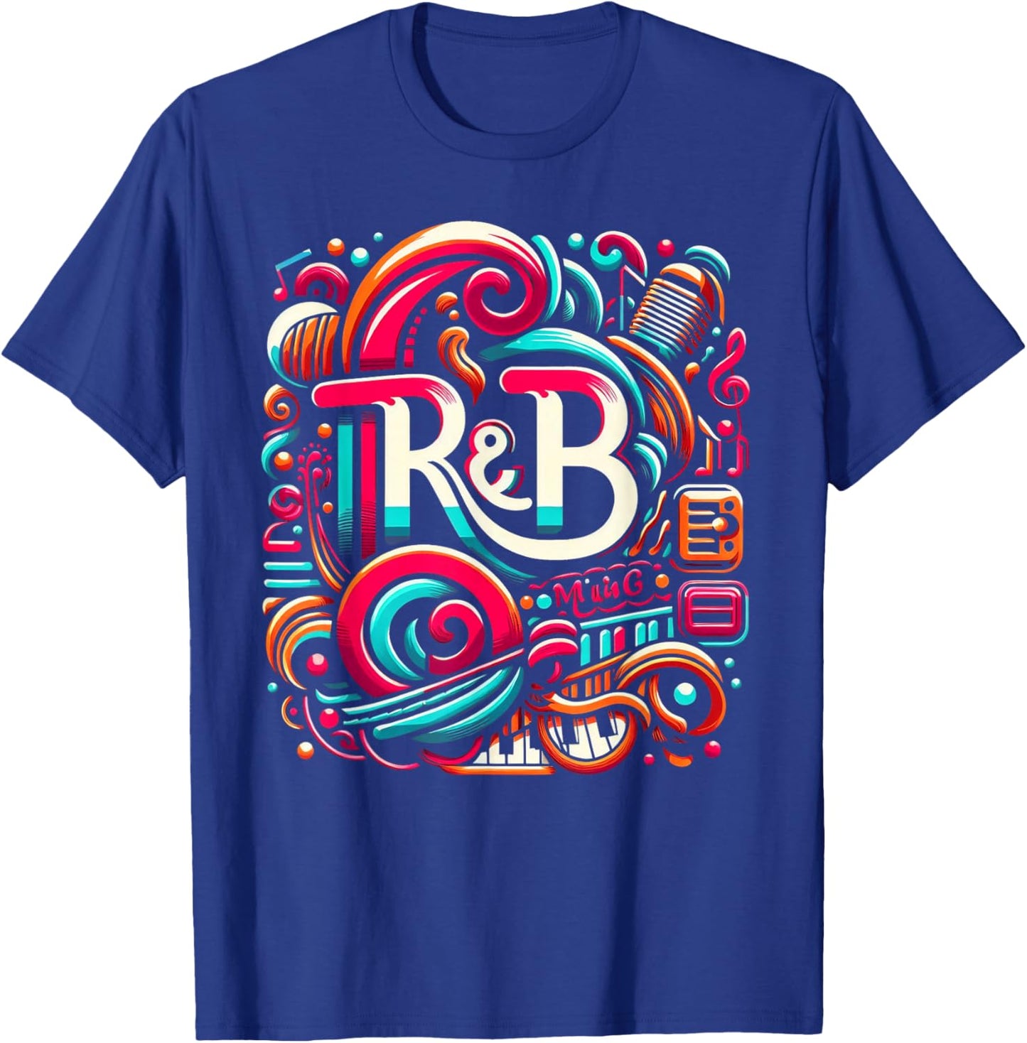 R&B Music Lover T-Shirt - T-Shirt | Royal