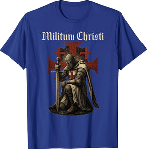 Militum Christi - Knight Templar Catholic T-Shirt - T-Shirt | Royal