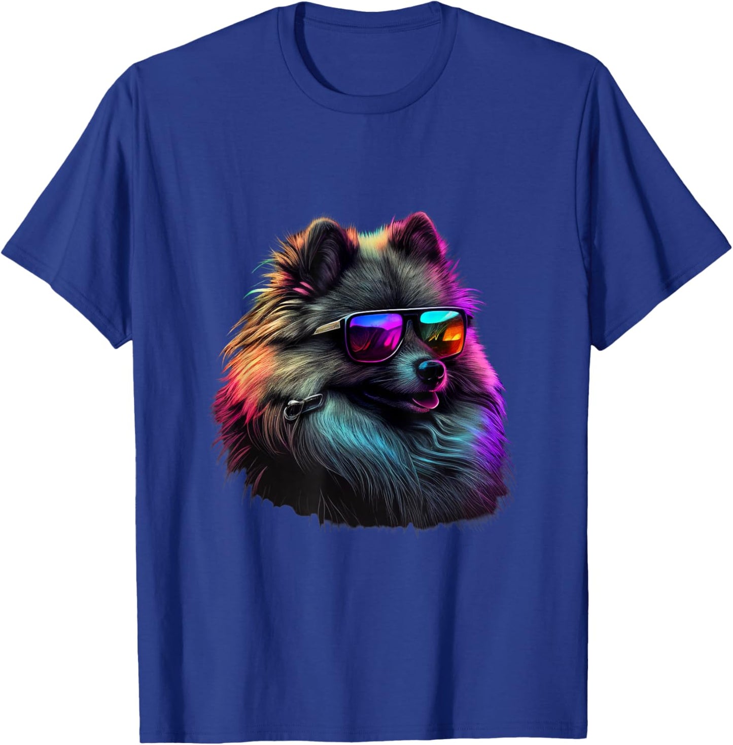 Abstract Keeshond Dog Lovers Keeshond Dogs Keeshonds T-Shirt - T-Shirt | Royal