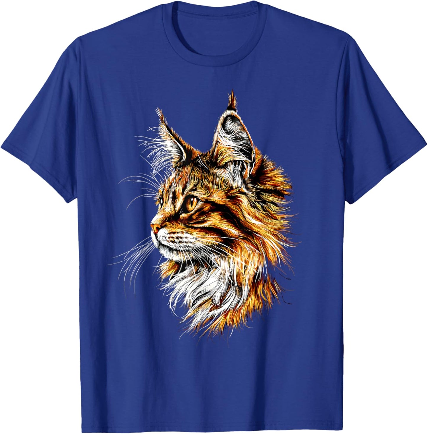 Maine Coon Katze Cat Katzenliebhaber Süße Maine-Coon Katzen T-Shirt - T-Shirt | Royal