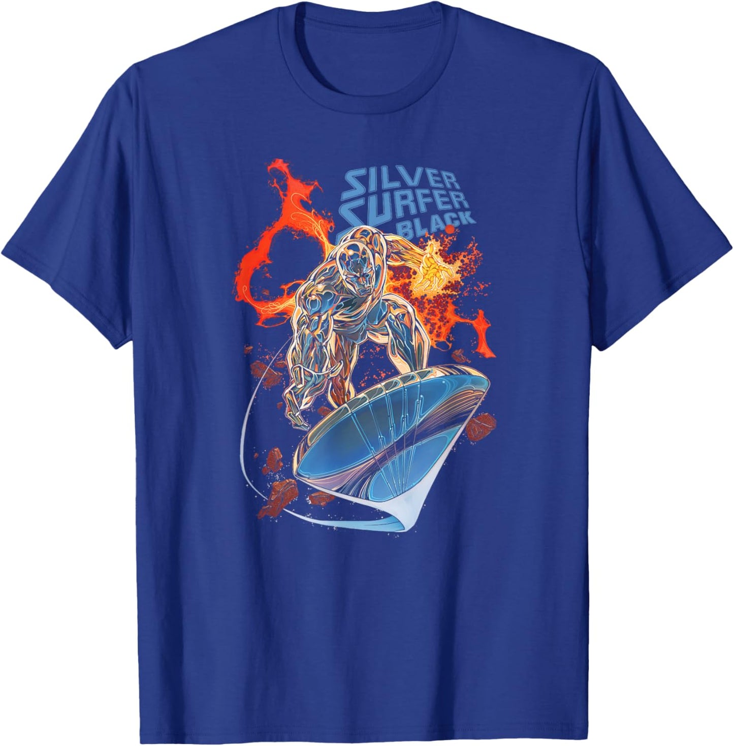 Marvel Silver Surfer Black #1 Comic Cover T-Shirt - T-Shirt | Royal
