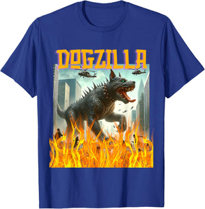 Dogs Dogzilla Movie T-Shirt - T-Shirt | Royal