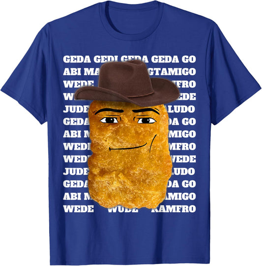 Cowboy Chicken Nugget T-Shirt - T-Shirt | Royal