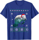 Santa Manatee Ugly Sweater Animals Christmas Pajama T-Shirt - T-Shirt | Royal