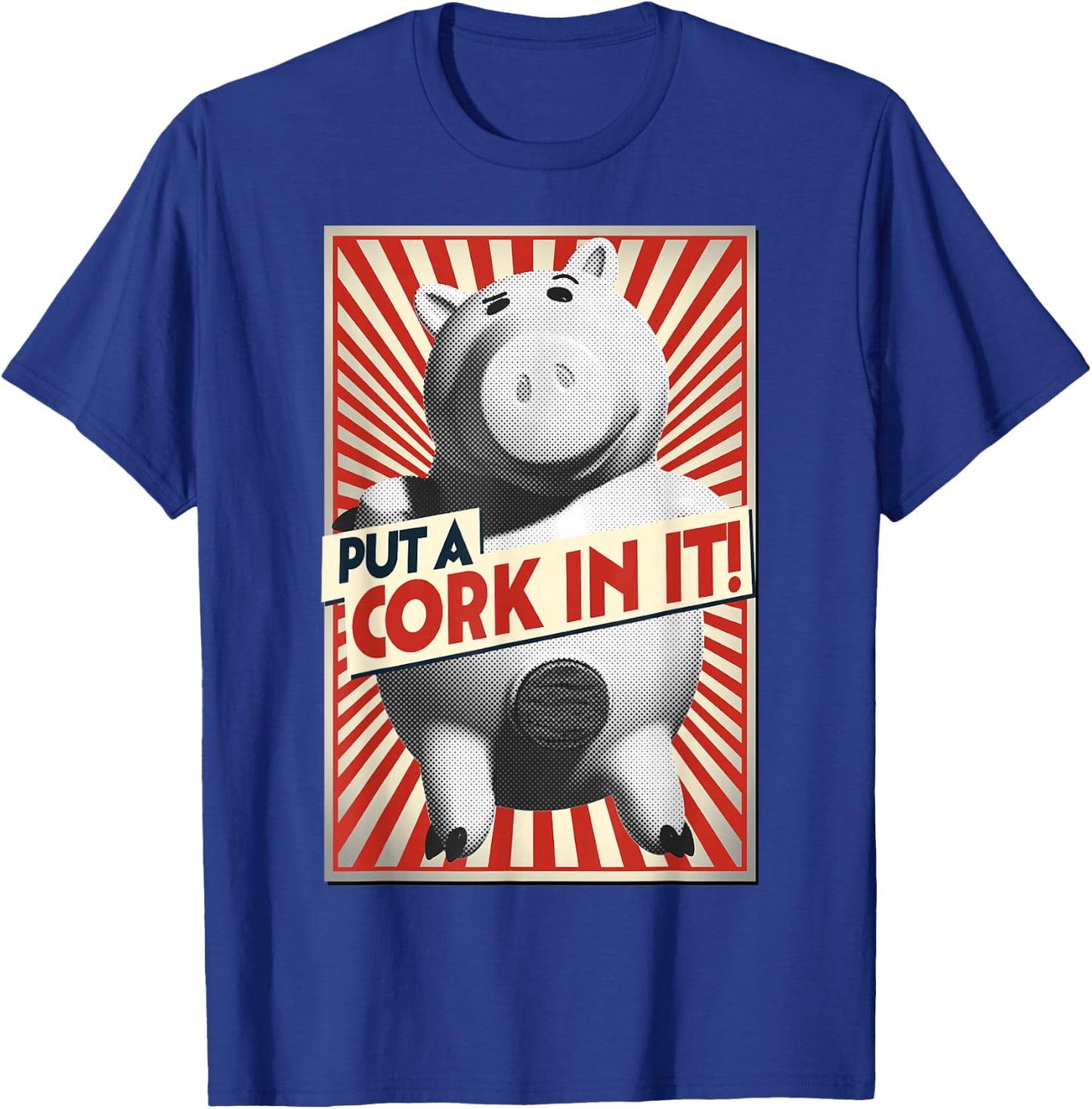 Disney Pixar Toy Story Hamm Piggy Bank Put A Cork in It T-Shirt - T-Shirt | Royal