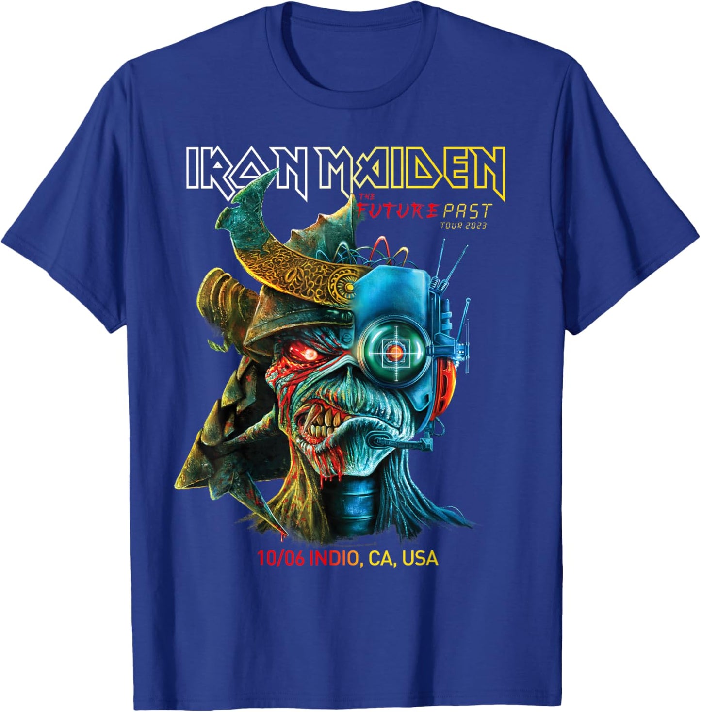 Iron Maiden - Future Past Tour Power Trip Indio T-Shirt - T-Shirt | Royal