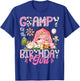 Grampy Of The Birthday Girl Pink Farm Cow First Birthday T-Shirt - T-Shirt | Royal