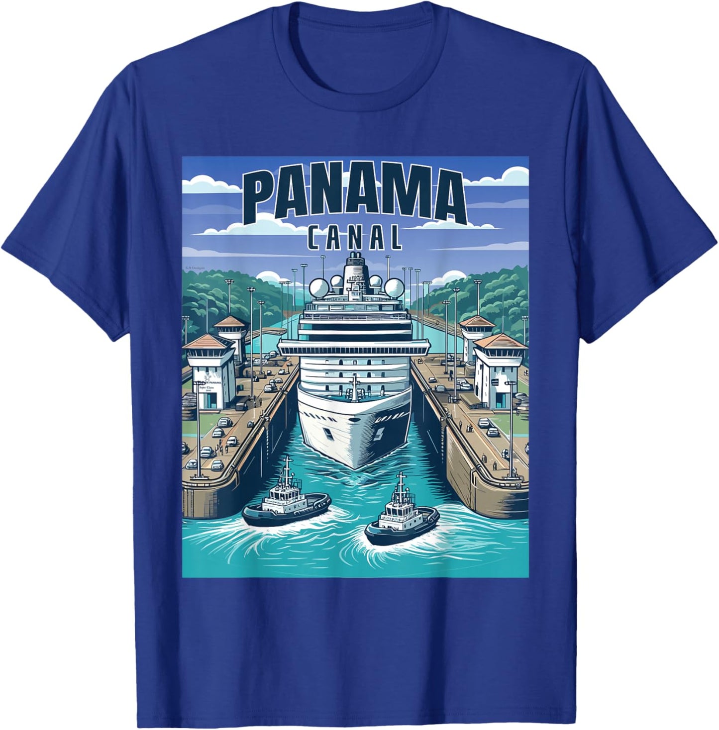 Panama Canal Panama Trip - Panama Canal Cruise Souvenir T-Shirt - T-Shirt | Royal