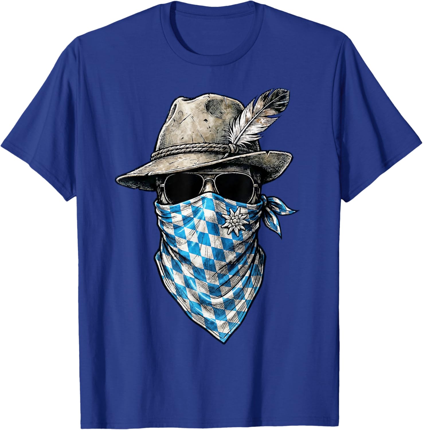 Trachtenshirt Herren Trachten Shirt bayrisch Lausbua Bayern T-Shirt - T-Shirt | Royal