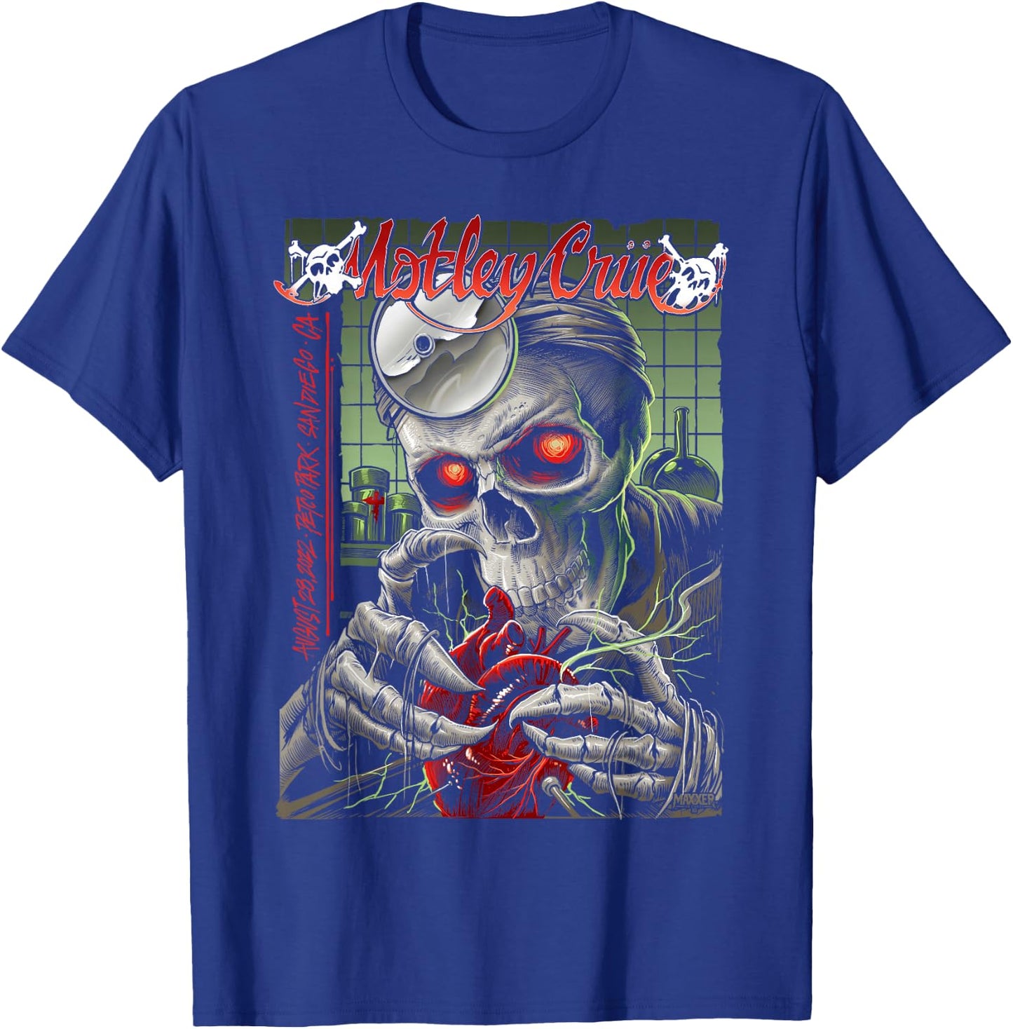Mötley Crüe - The Stadium Tour San Diego T-Shirt - T-Shirt | Royal