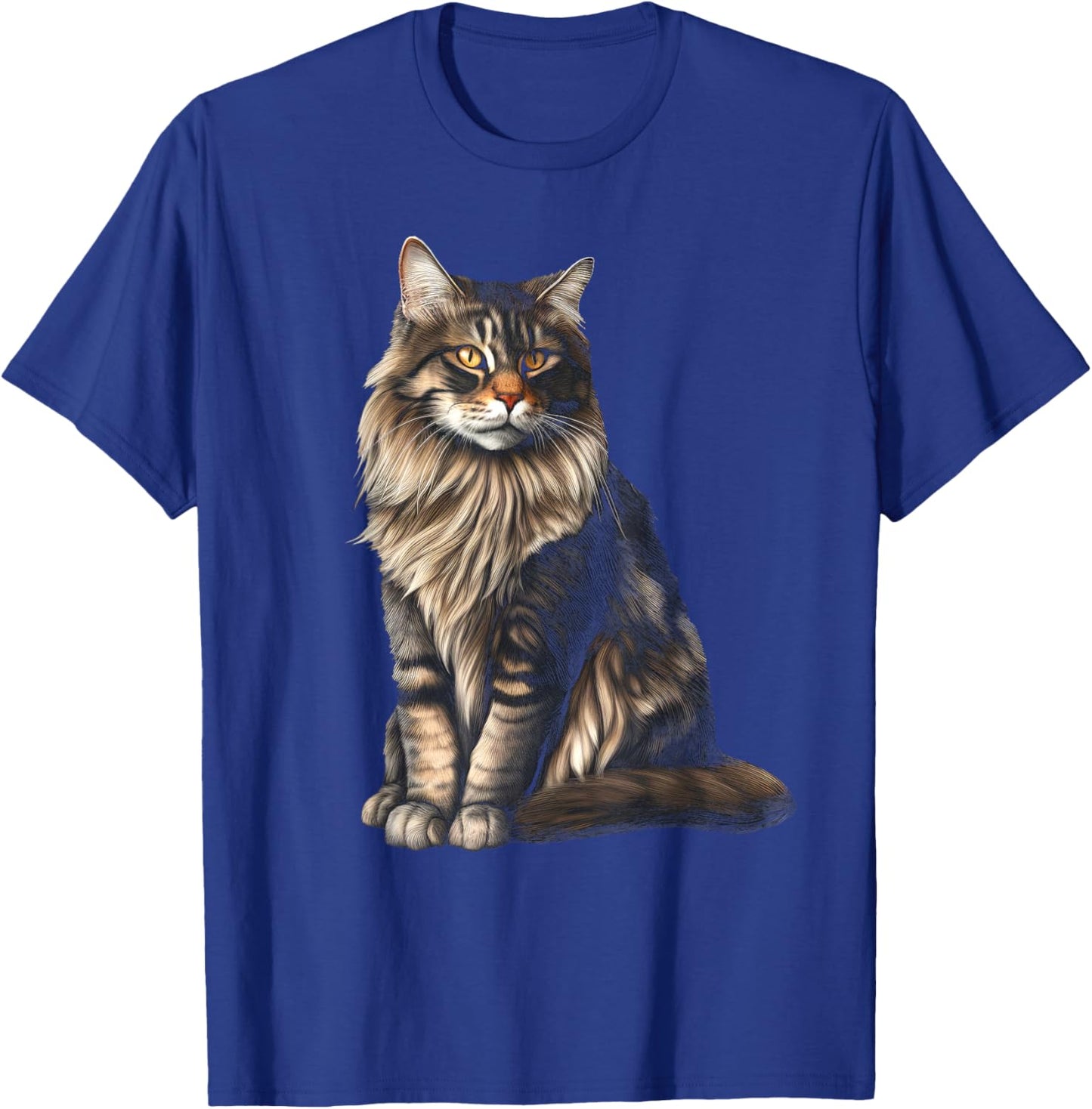 American Forest Cat Maine-Coon Cat T-Shirt - T-Shirt | Royal