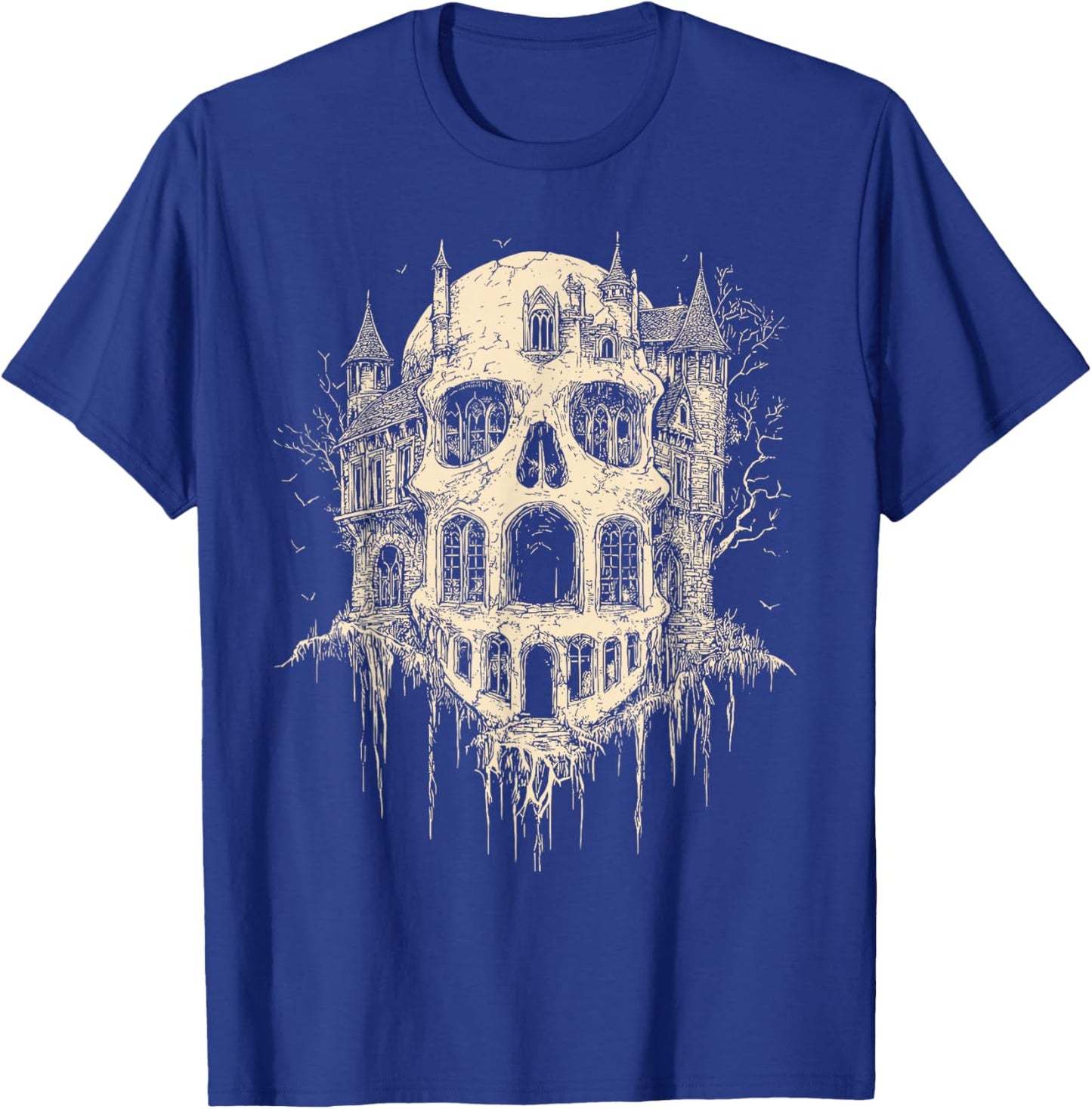 Castlecore Castle Skull T-Shirt - T-Shirt | Royal