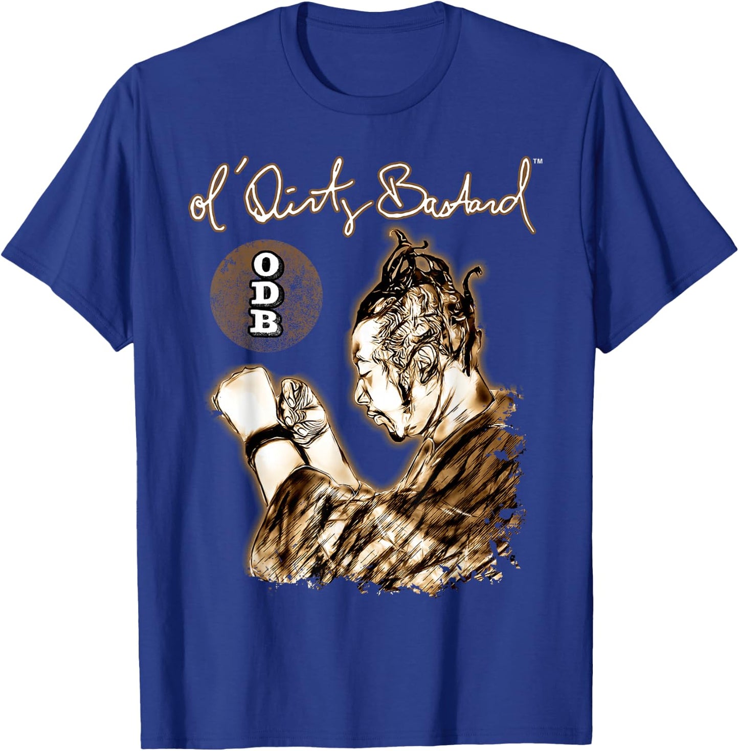 ODB Ol Dirty Ba--ard Official Hip Hop Graffiti Rap Mural T-Shirt - T-Shirt | Royal