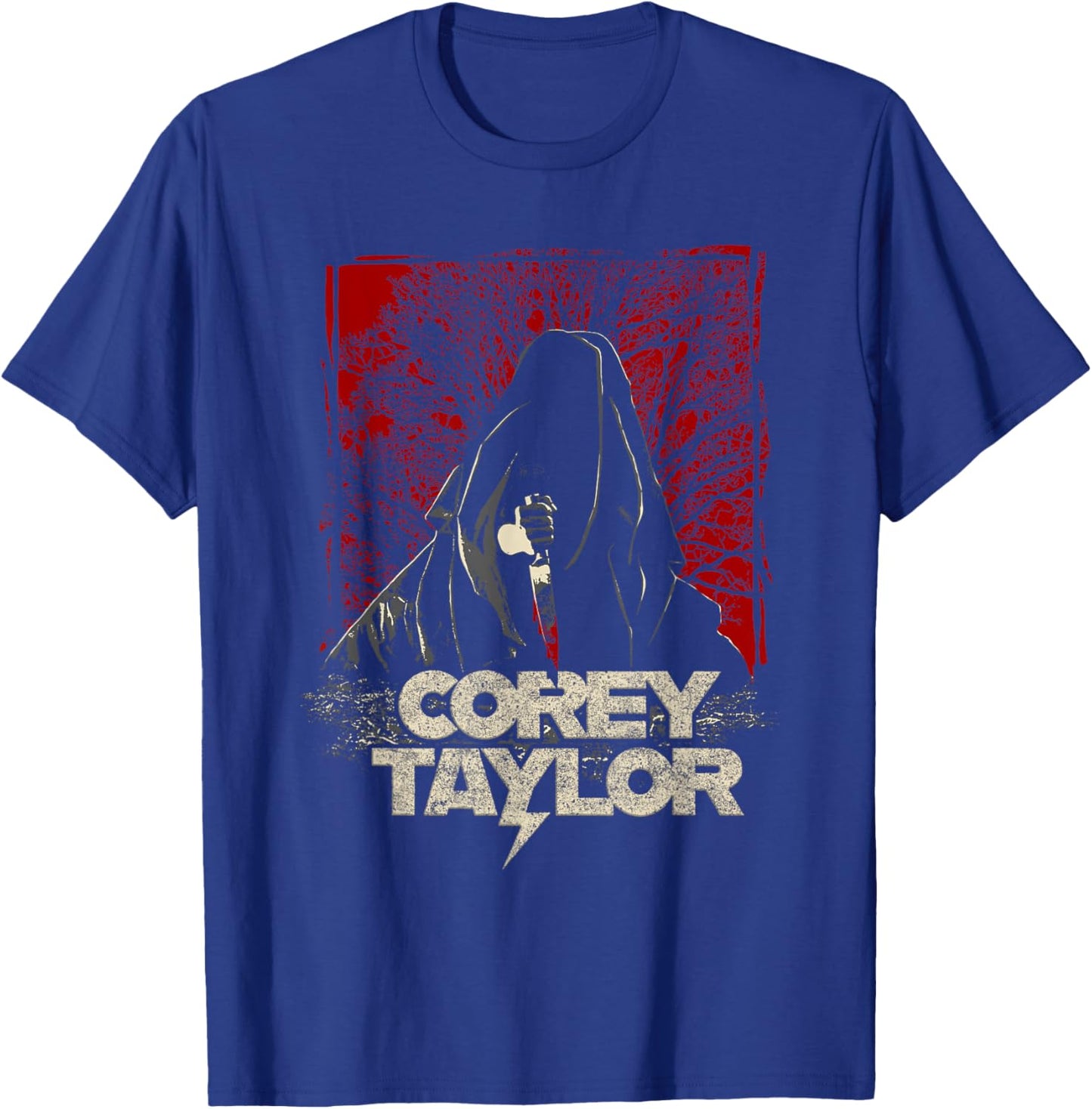 Corey Taylor - Shroud With Knife T-Shirt - T-Shirt | Royal