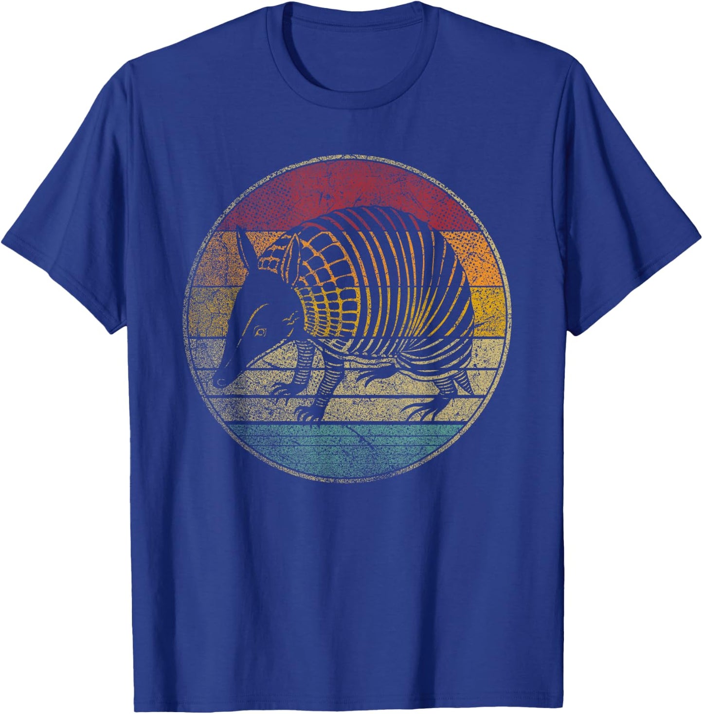Armadillo - Vintage Funny Retro Style 70s 80s Men Women Kids T-Shirt - T-Shirt | Royal