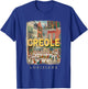 Creole Louisiana LA French Quarter Delight SD198 T-Shirt - T-Shirt | Royal