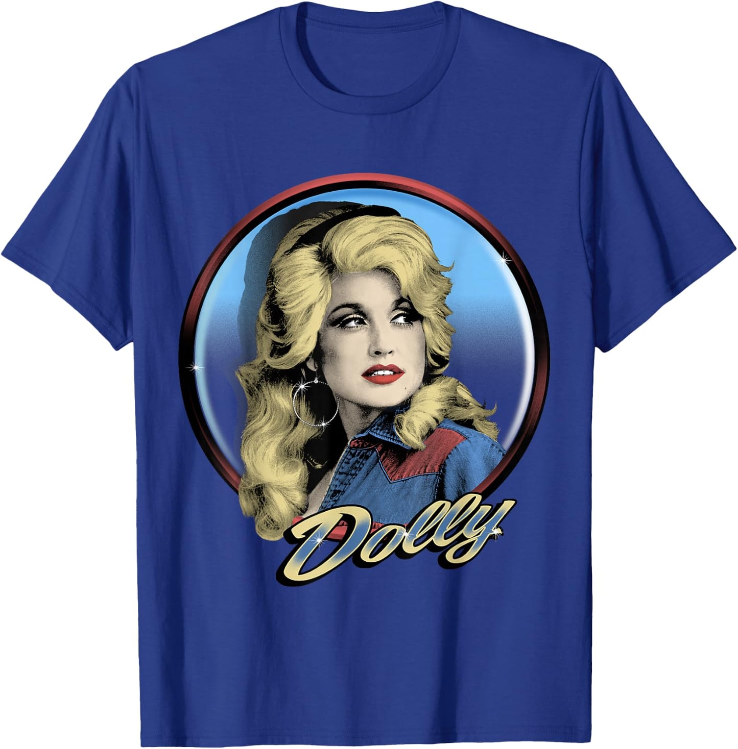 Dolly Parton Western T-Shirt - T-Shirt | Royal
