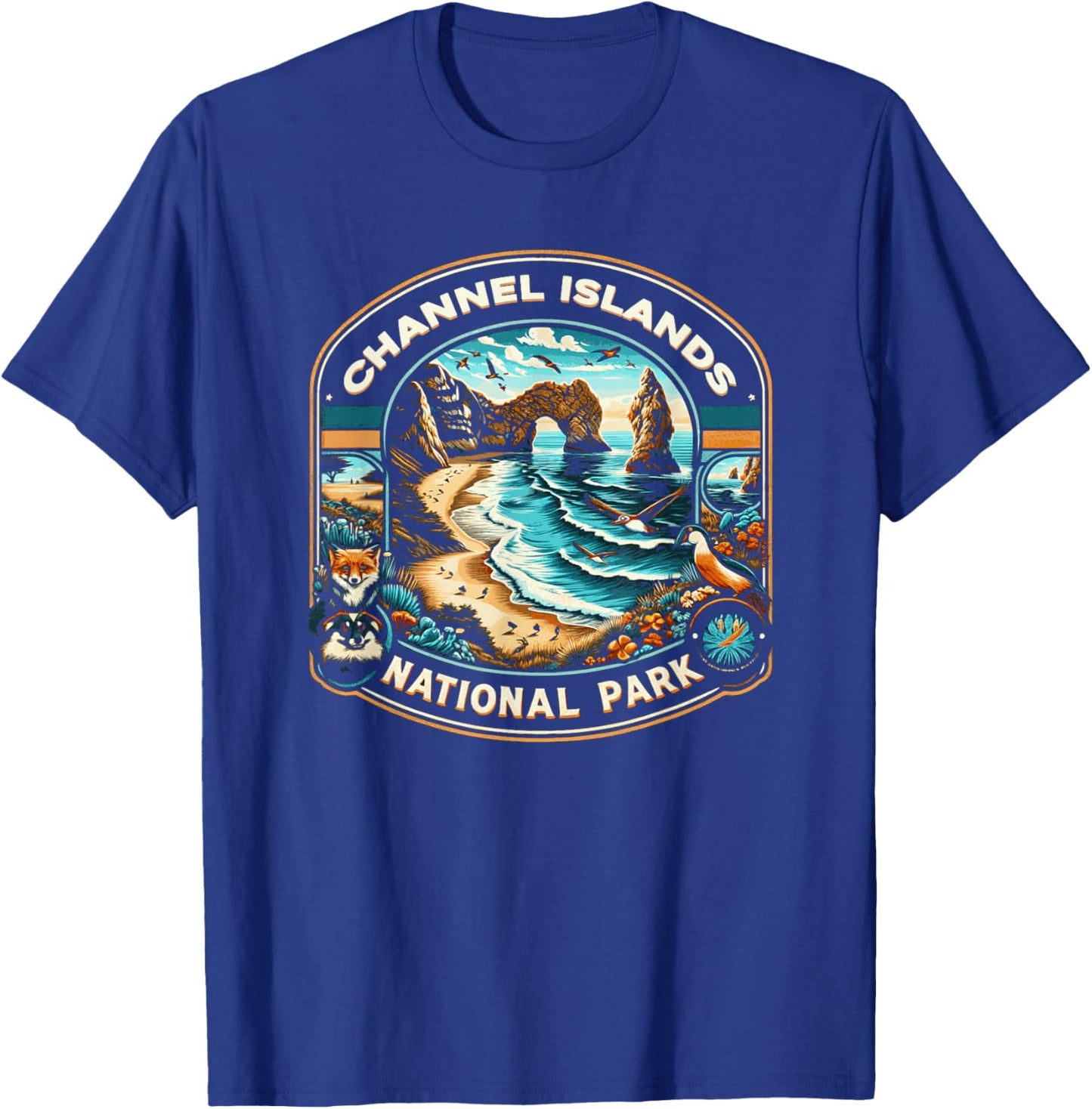Channel Islands National Park California Classic Graphic T-Shirt - T-Shirt | Royal